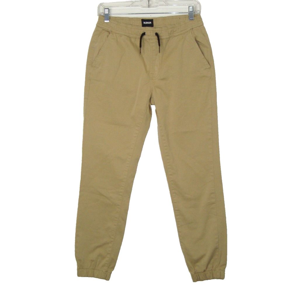 NEW! HUDSON Kids Vintage Look Stretch Twill Charlie Jogger Size L